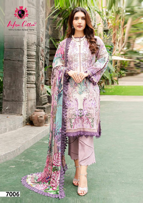 NAFISA COTTON ESRA KARACHI SUITS VOL 7 PAKISTANI CASUAL WEAR UNSTITCH SALAWAR KAMEEZ