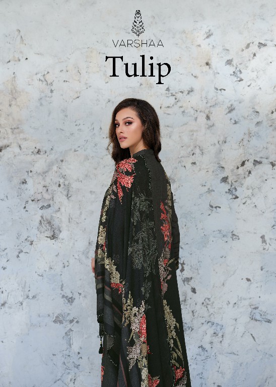 Varshaa Tulip Wholesale Viscose Muslin With Embroidery Salwar Suits