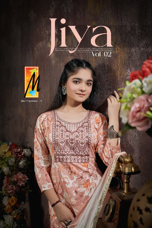 jiya vol 2 by master capsule rayon readymade kids modern salwar suit set