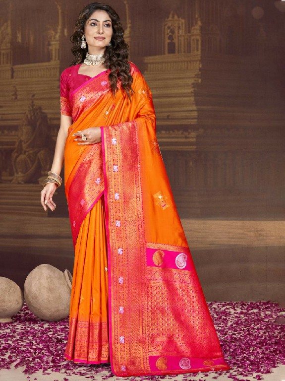 bunawat ocean silk wedding festival wear silk fabric saree collection