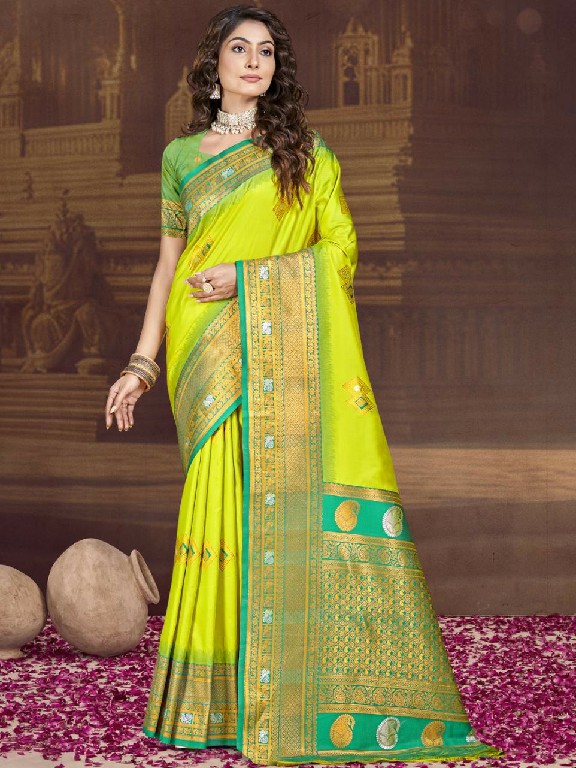 bunawat ocean silk wedding festival wear silk fabric saree collection