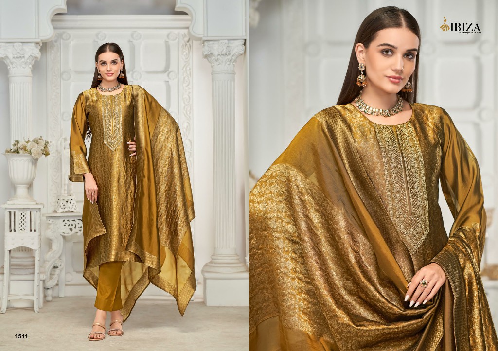 ibiza kasida banglory silk jacquard indian salwar suits