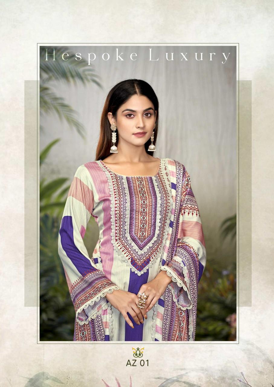 the hermitage shop present azaa vol 2 viscose digital print pakistan salwar suits