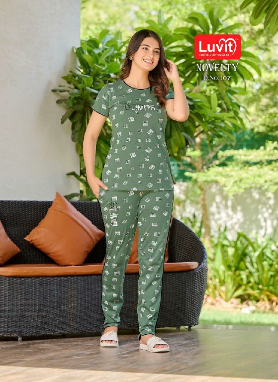 Luvit Novelty Wholesale Pure Printed Sinker Night Wear Collection