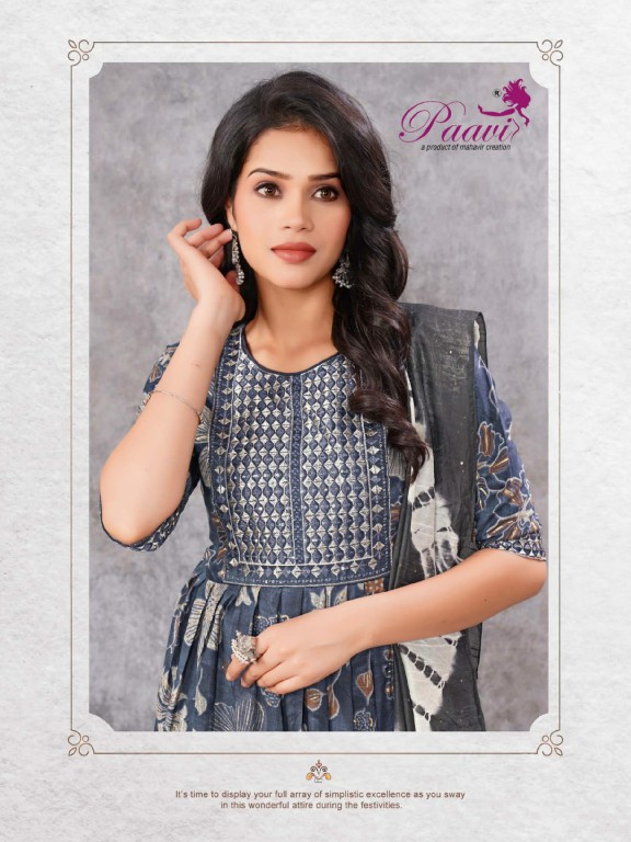 Paavi Reena Wholesale Ghera Heavy Sequence Work Readymade Suits