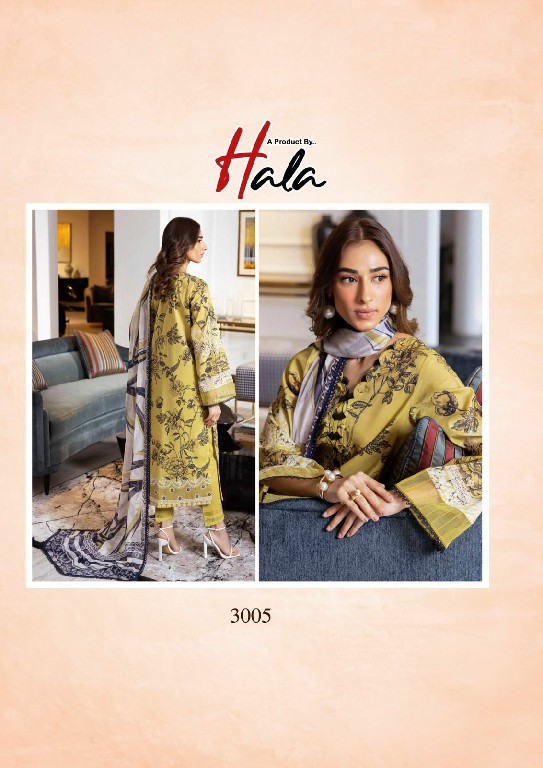 Hala Hezal Wholesale Luxury Lawn Cotton Printed Dress Material