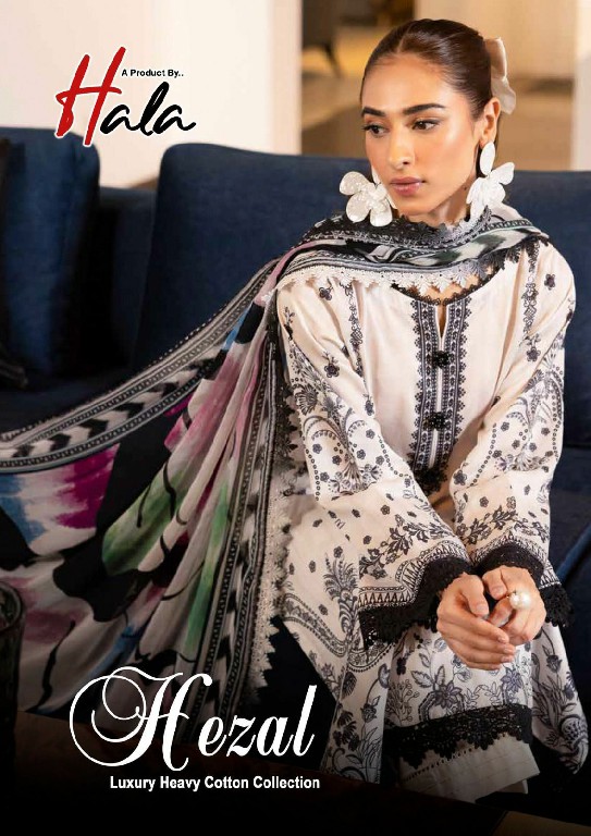 Hala Hezal Wholesale Luxury Lawn Cotton Printed Dress Material