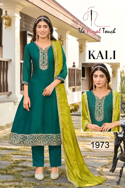 kali vol 1 by the final touch readymade vichitra elegant style combo suit