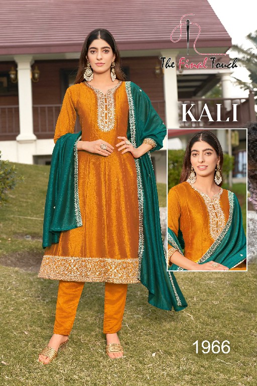 kali vol 1 by the final touch readymade vichitra elegant style combo suit