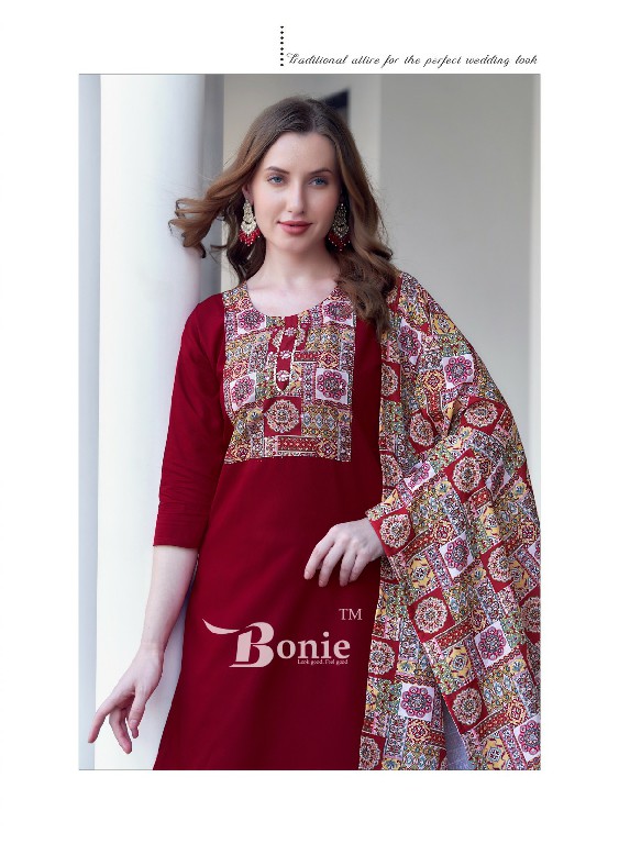 bonie presents divya vol 1 rayon readymade unique design suit for women