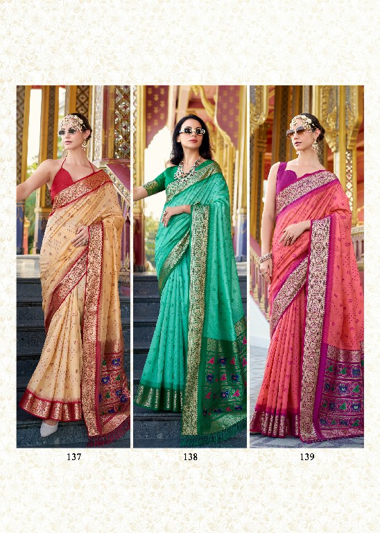 aaradhya by rajpath occasion wear tussar handloom silk saree online