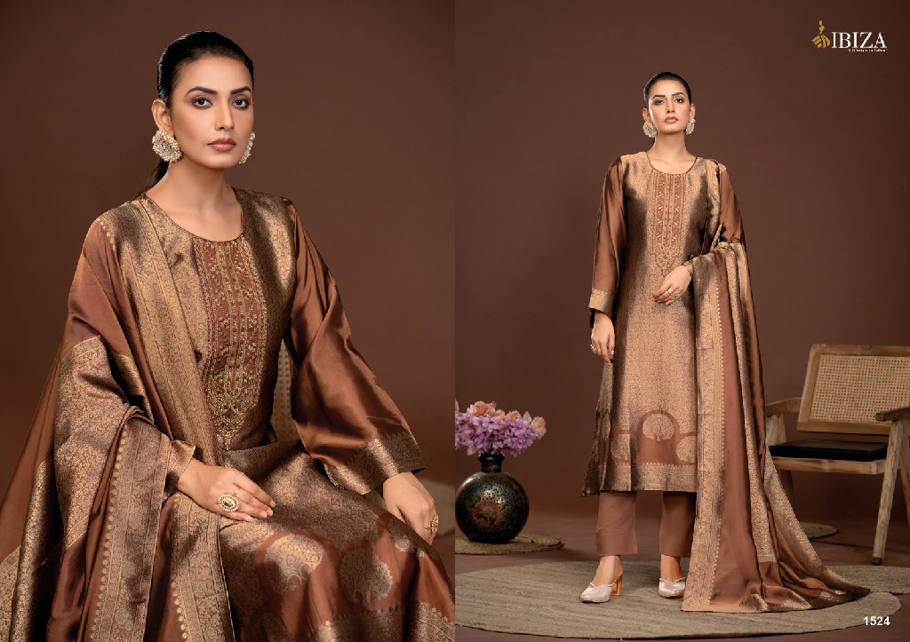 Ibiza Sakhi Vol-6 Wholesale Pure Banglory Silk Straight Salwar Kameez