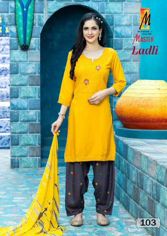 Master Ladli Patiyala Wholesale Readymade Patiyala Salwar Kameez