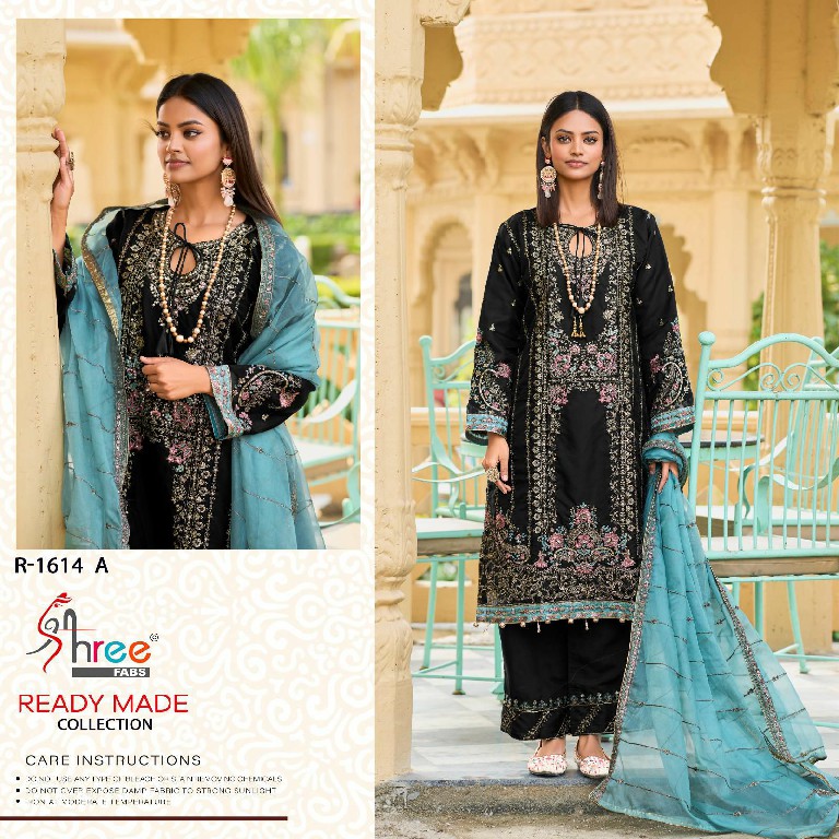 Shree Fabs R-1614 Wholesale Readymade Pakistani Concept Woolen Suits