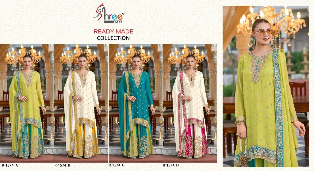 Shree Fabs R-1574 Wholesale Readymade Pakistani Concept Woolen Suits