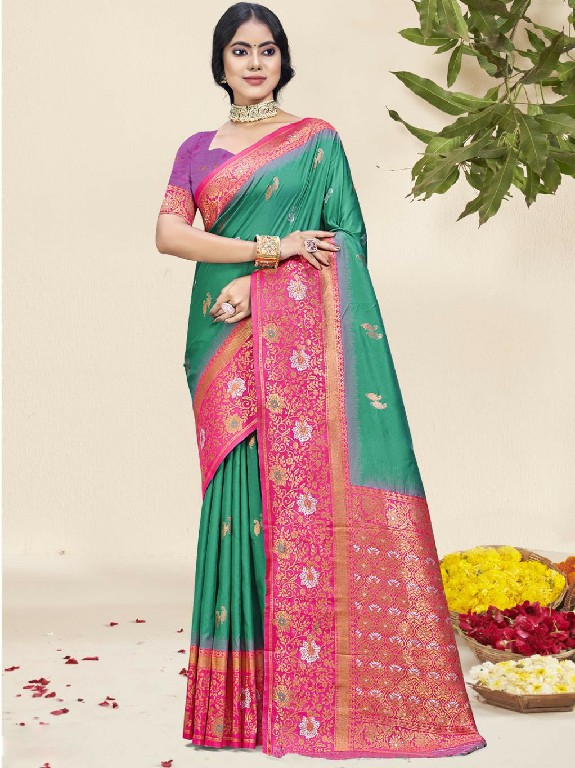 bunawat nirupa silk vol 05 wedding festival wear silk fabric saree collection