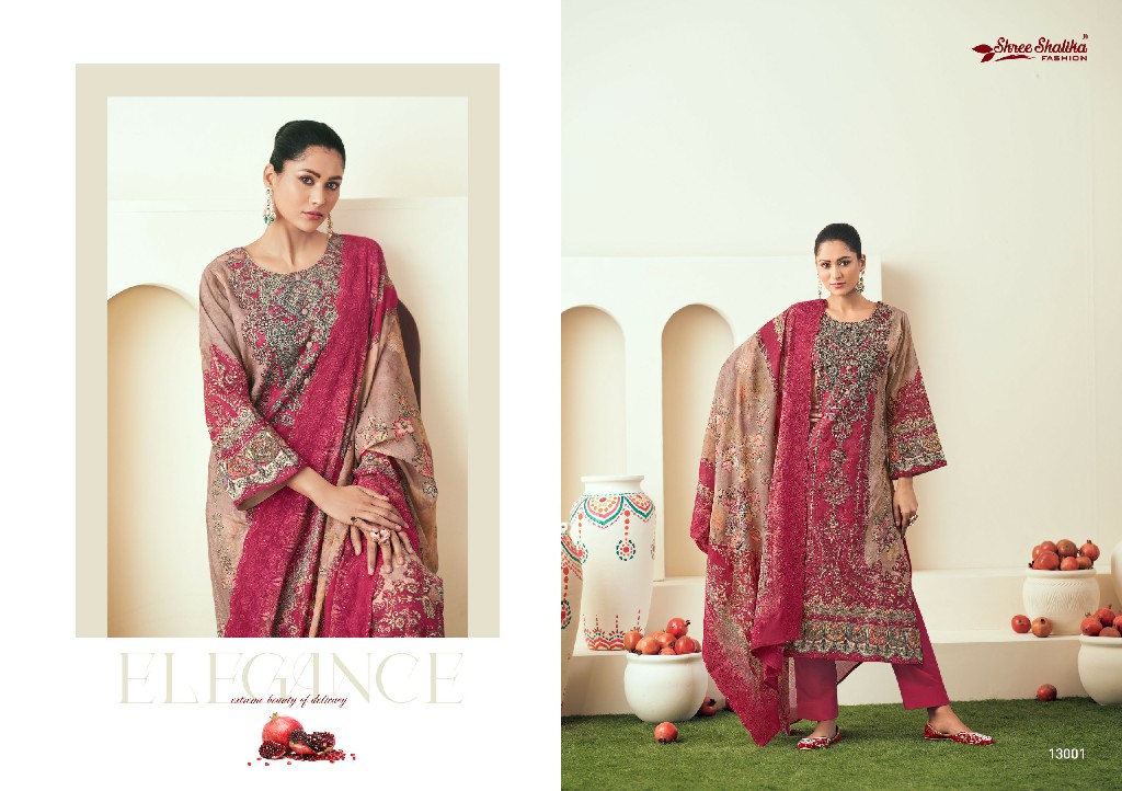 shree shalika mannat vol 13 cotton lawn digital print salwar kameez