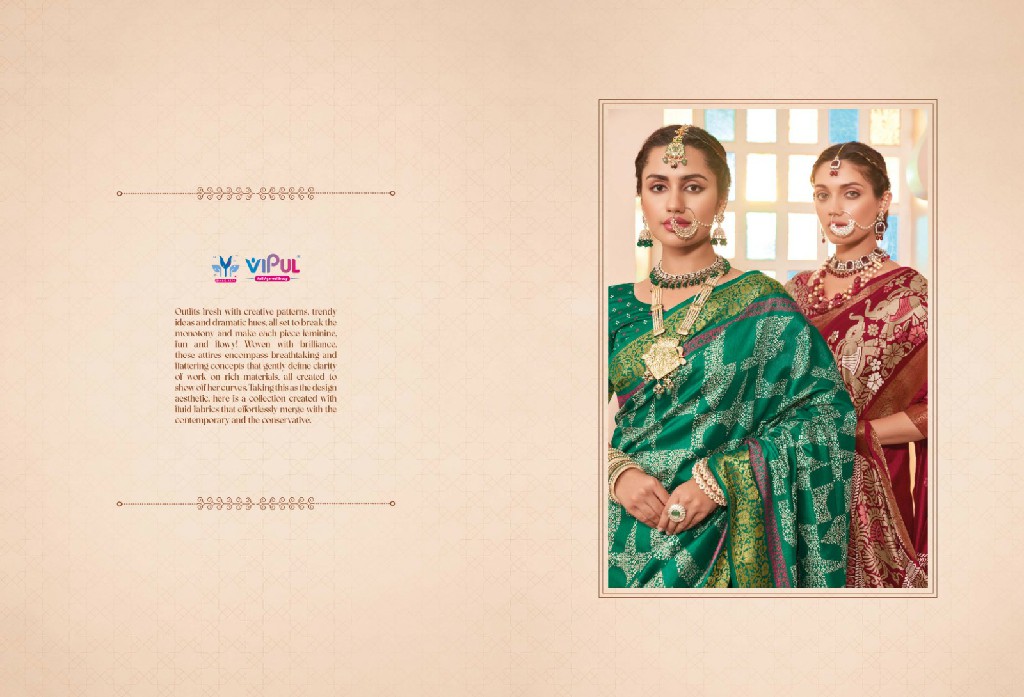 kalyanam silk by vipul 87102-87109 designer party wear saree