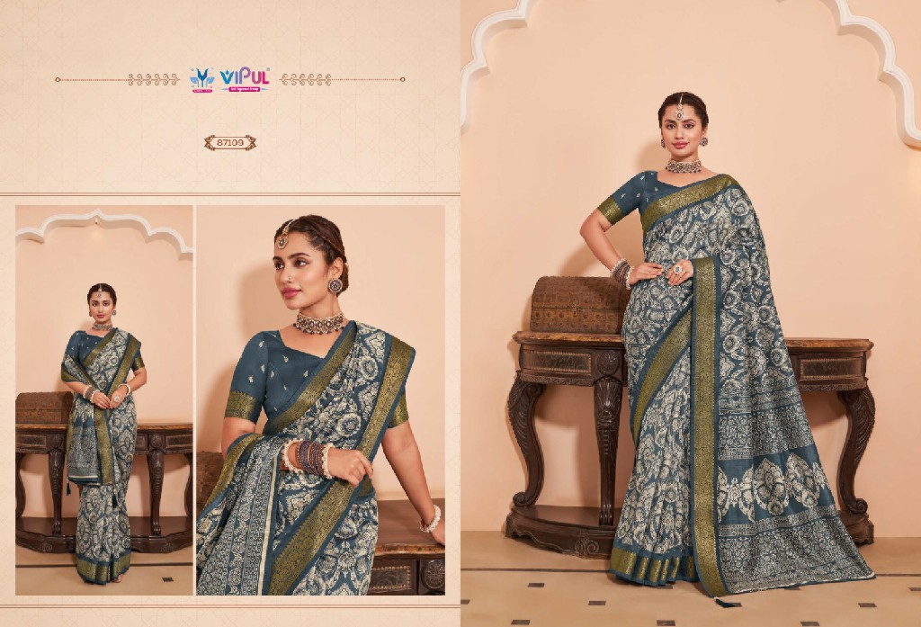 kalyanam silk by vipul 87102-87109 designer party wear saree