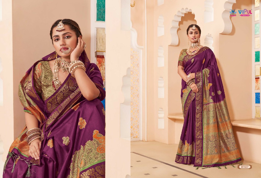 kalyanam silk by vipul 87102-87109 designer party wear saree