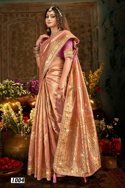 Saroj Satrani Tissue Jharkan Vol-2 Wholesale Soft Tissue With Jharkan Pallu Sarees