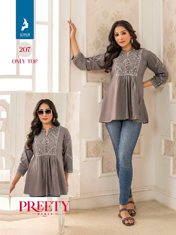 Kaya Preety Woman Vol-2 Wholesale Short Top Catalog