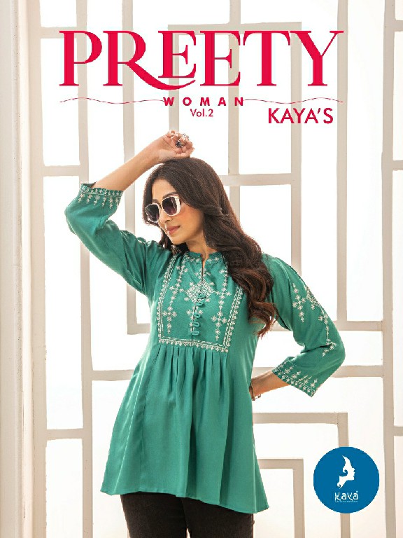 Kaya Preety Woman Vol-2 Wholesale Short Top Catalog