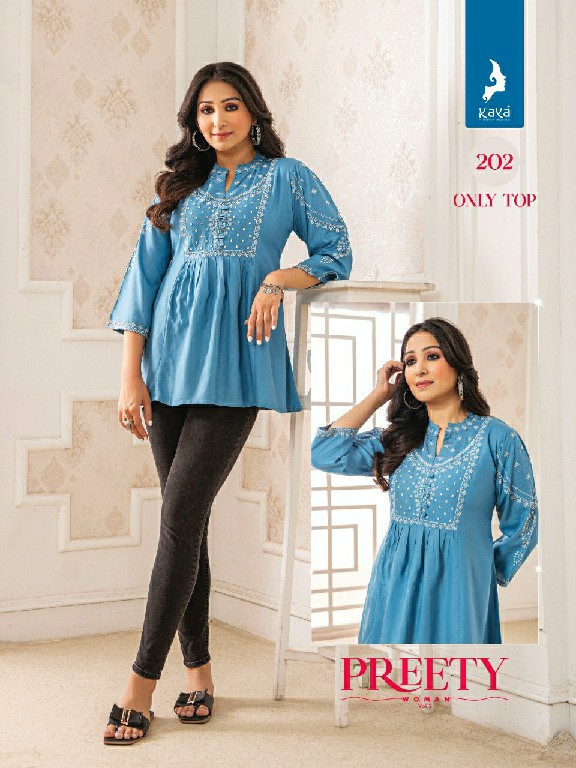 Kaya Preety Woman Vol-2 Wholesale Short Top Catalog