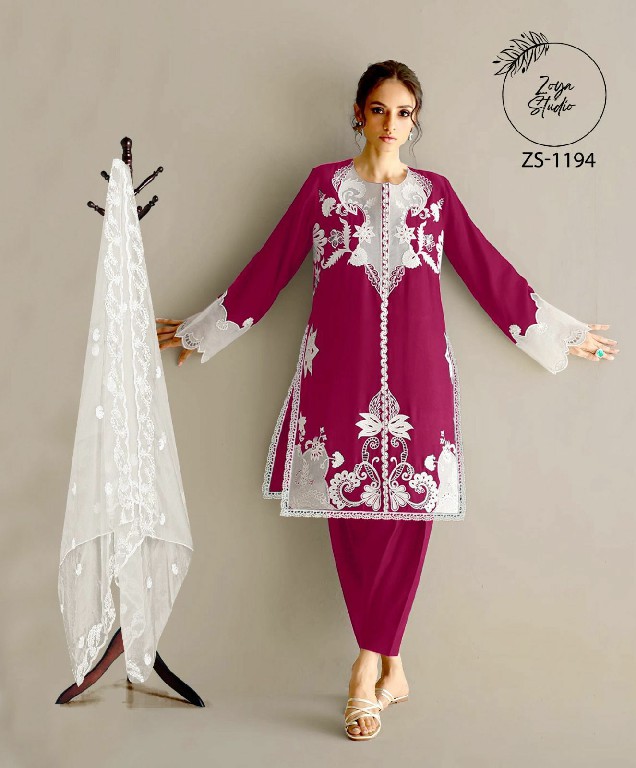 Zoya Studio ZS-1194 Wholesale Luxury Pret Collection Tunics And Pant