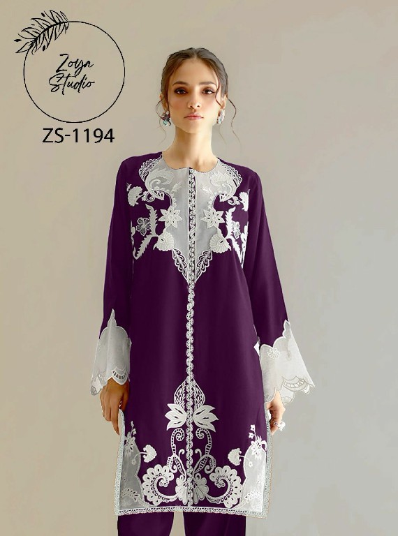 Zoya Studio ZS-1194 Wholesale Luxury Pret Collection Tunics And Pant