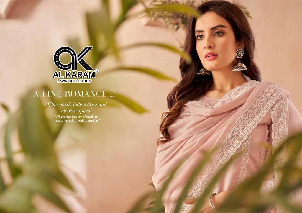 Al Karam Luckhnowi Work Wholesale Dress Material