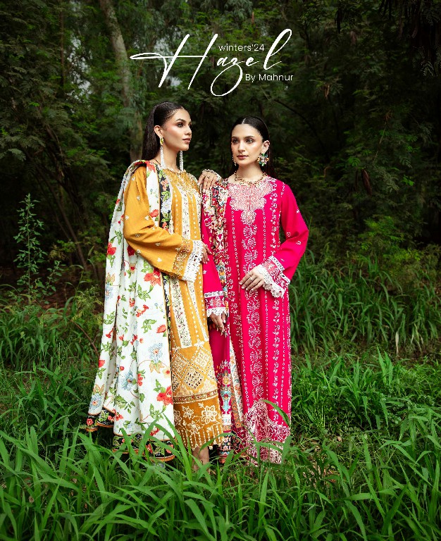 Hazel By Mahnur Winters 2024 Pakistani Salwar Suits