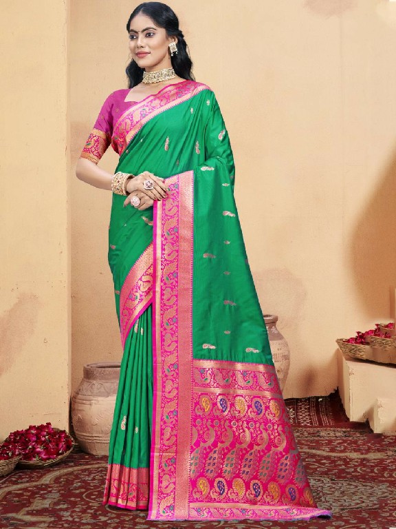 bunawat gulprabha silk wedding festival wear silk fabric saree collection