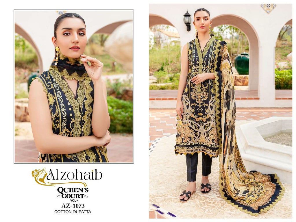 Alzohaib Queens Court Vol-4 Wholesale Indian Pakistani Concept Suits