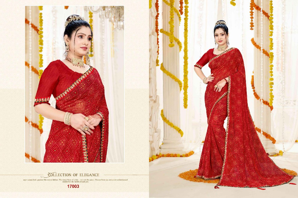 Jalnidhi Suhag Wholesale Heavy Jari Georgette Sarees