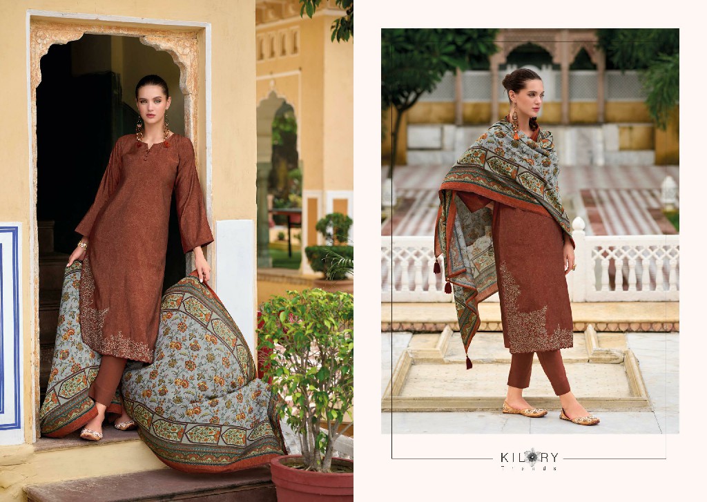 kilory trends launch shiso viscose modal silk digital print fancy salwar kameez