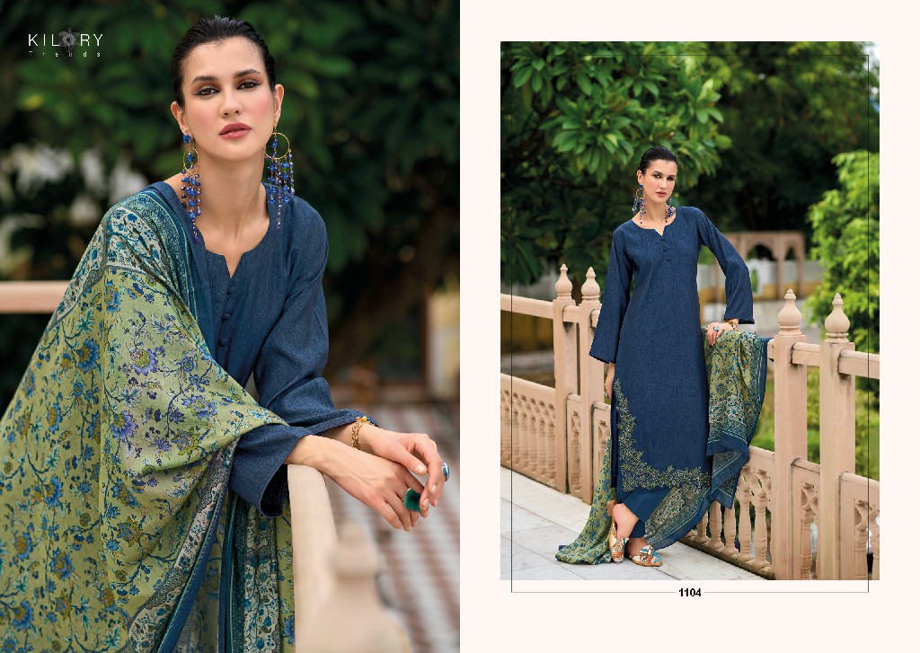 kilory trends launch shiso viscose modal silk digital print fancy salwar kameez