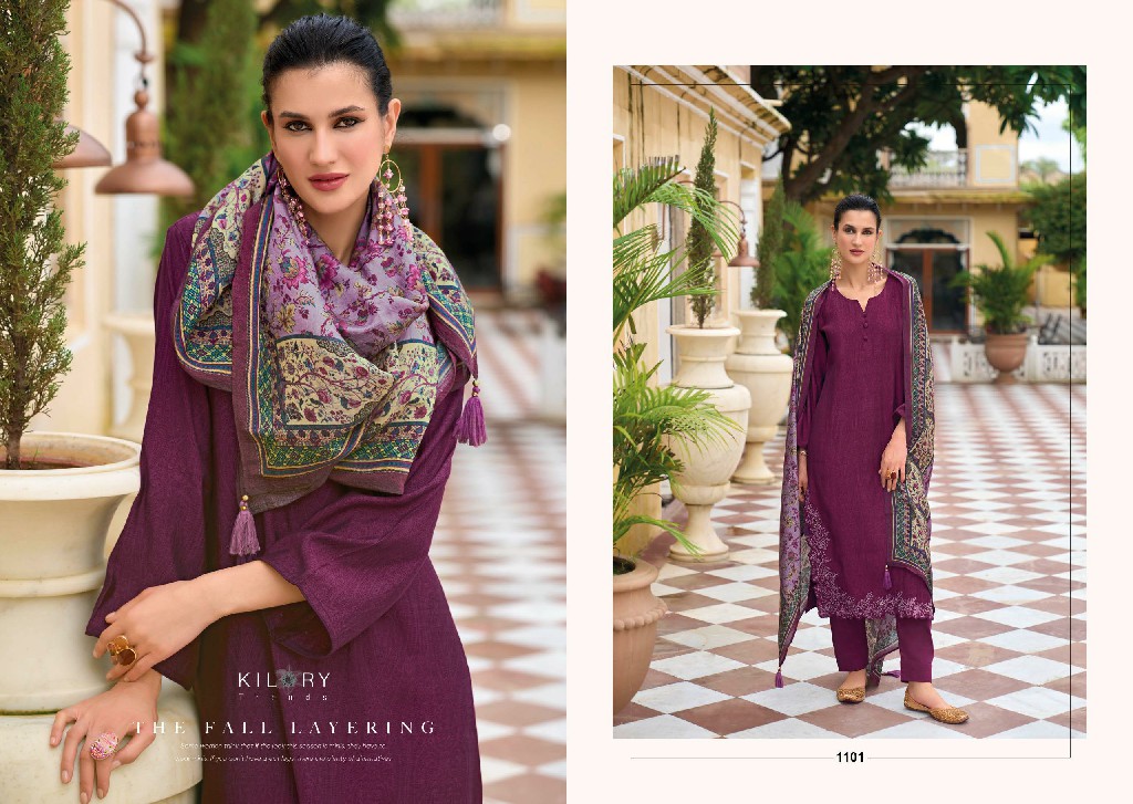 kilory trends launch shiso viscose modal silk digital print fancy salwar kameez