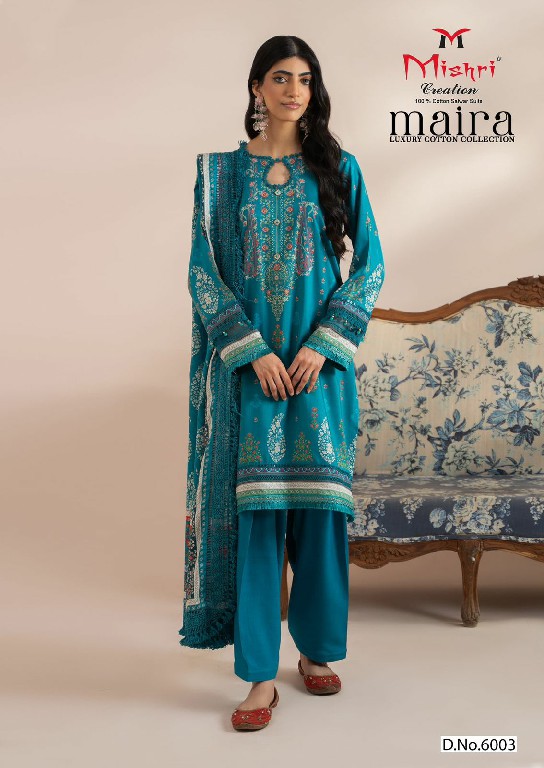 mishri creation maira vol 1 cotton modern pakistani dress material