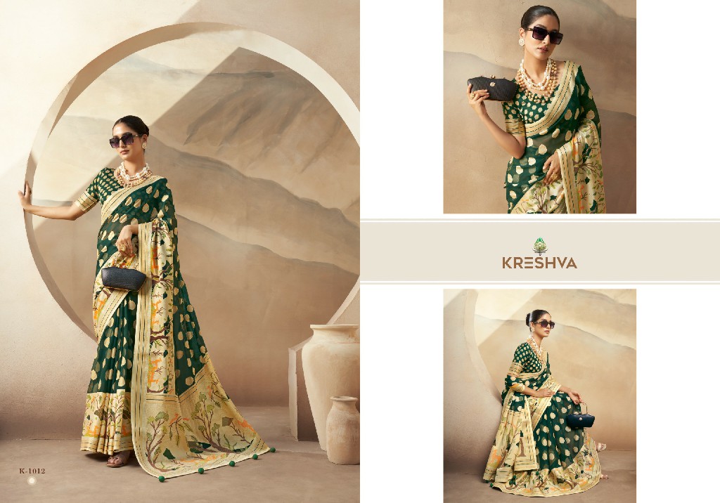 ahiliya by kreshva occasion wear georgette saree for womens