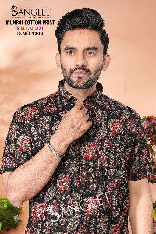 Sangeet Mumbai cotton print readymade unique colours mens kurta collection