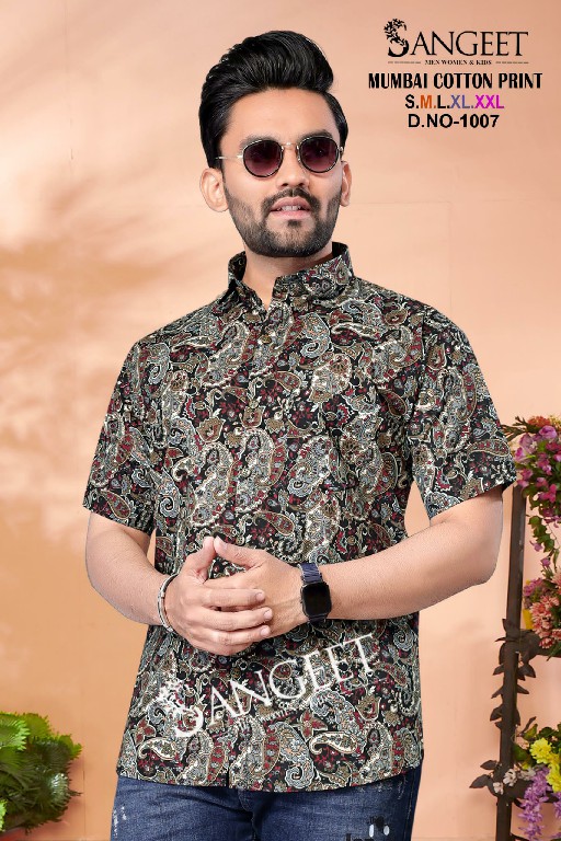 Sangeet Mumbai cotton print readymade unique colours mens kurta collection