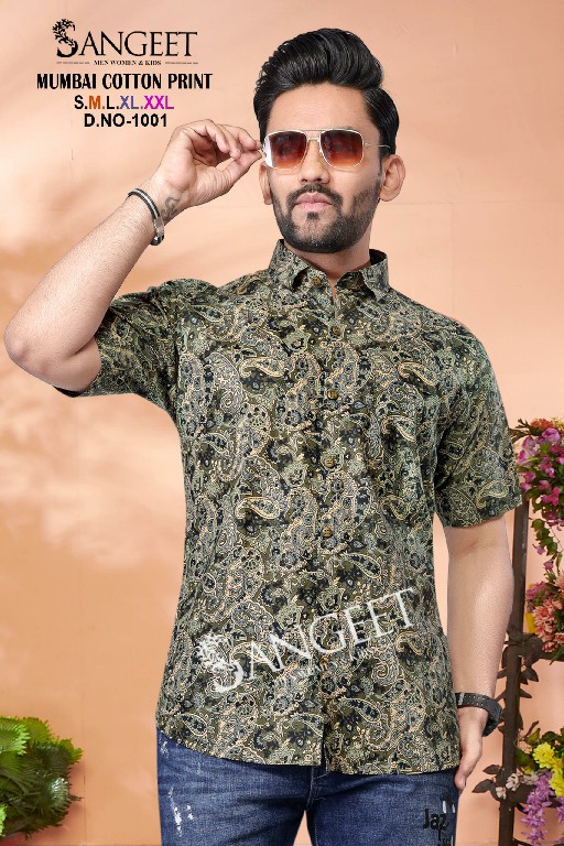 Sangeet Mumbai cotton print readymade unique colours mens kurta collection