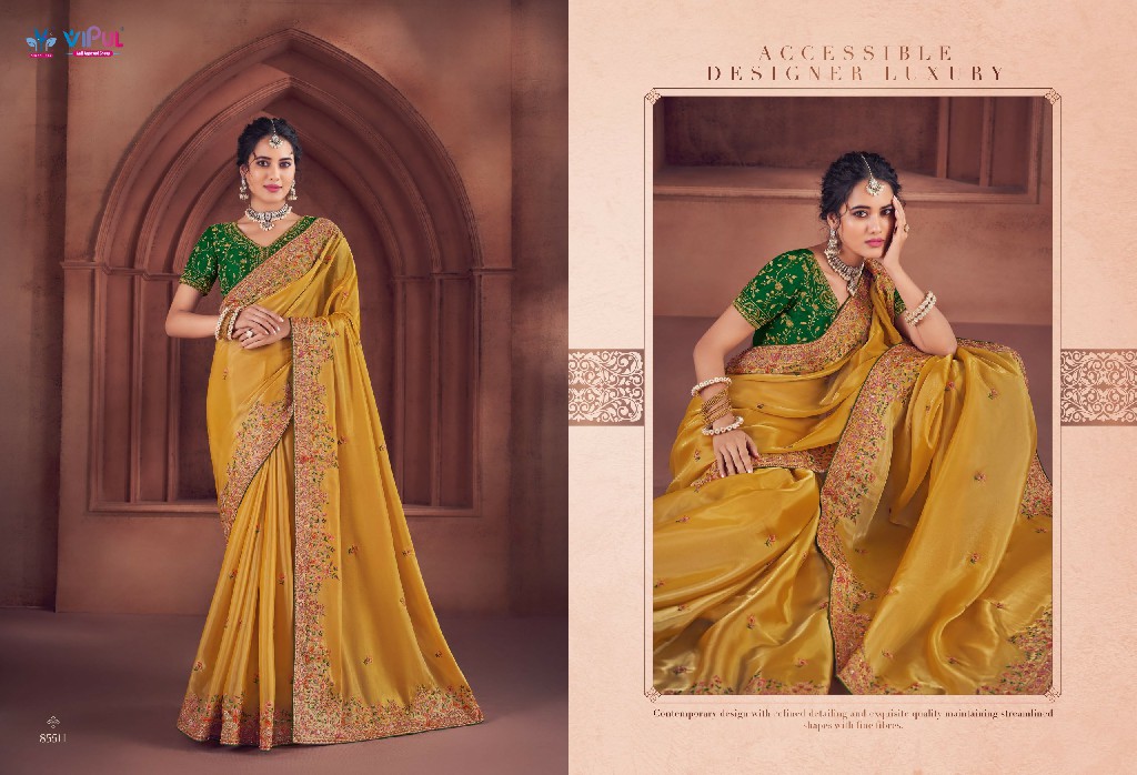 Vipul Saubhagyashree Wholesale Party Wear Sarees Collection