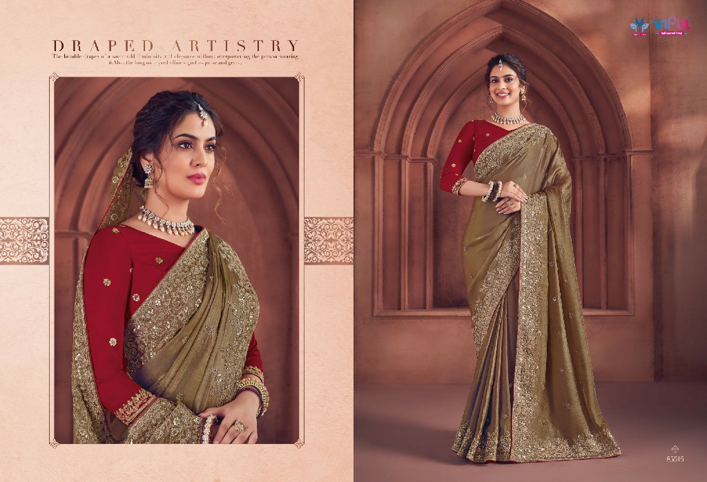 Vipul Saubhagyashree Wholesale Party Wear Sarees Collection