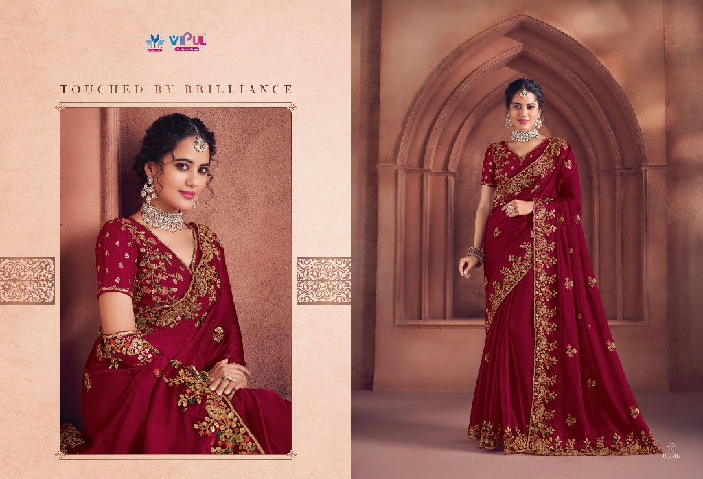 Vipul Saubhagyashree Wholesale Party Wear Sarees Collection