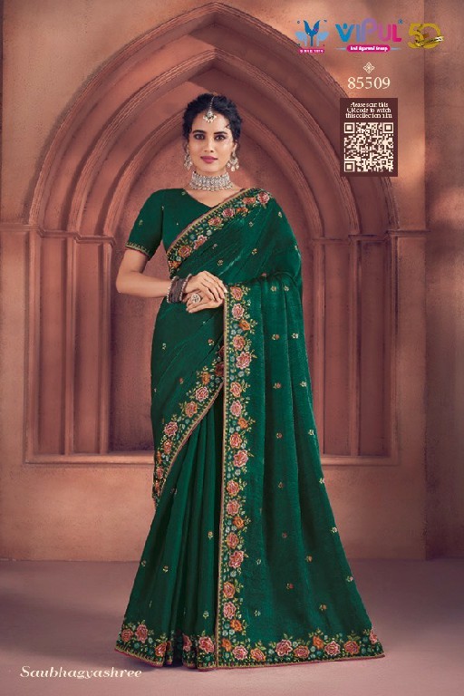 Vipul Saubhagyashree Wholesale Party Wear Sarees Collection