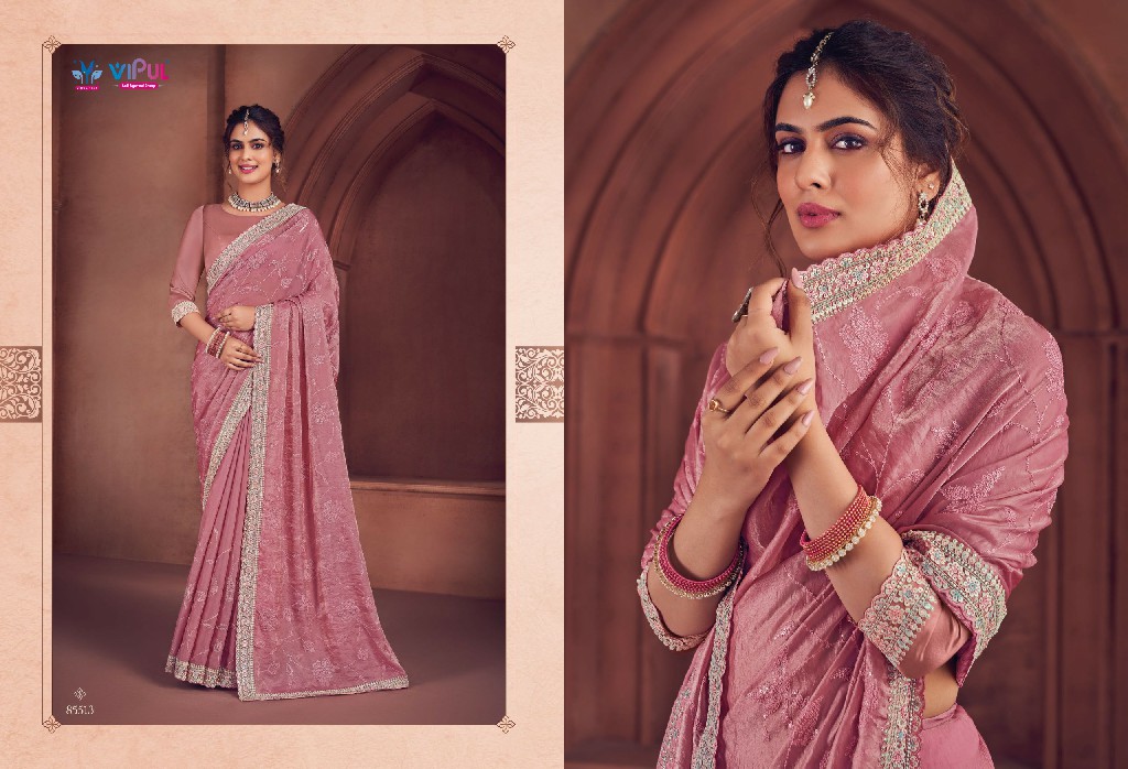 Vipul Saubhagyashree Wholesale Party Wear Sarees Collection