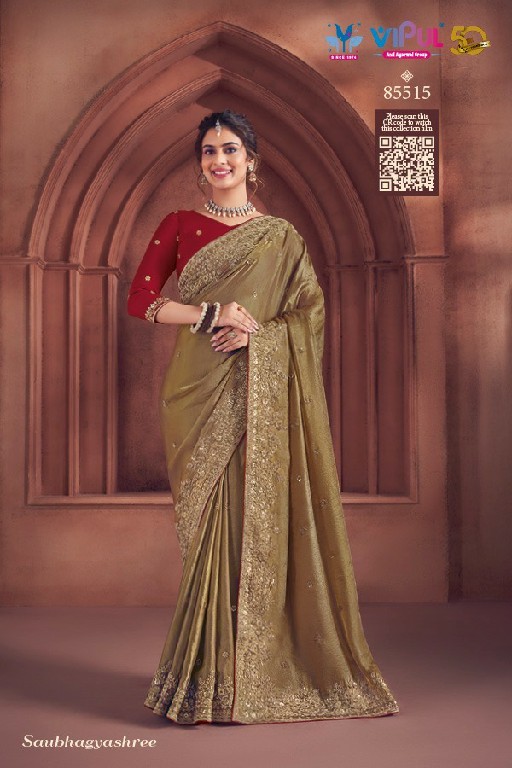 Vipul Saubhagyashree Wholesale Party Wear Sarees Collection