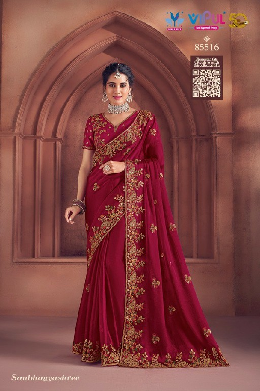 Vipul Saubhagyashree Wholesale Party Wear Sarees Collection